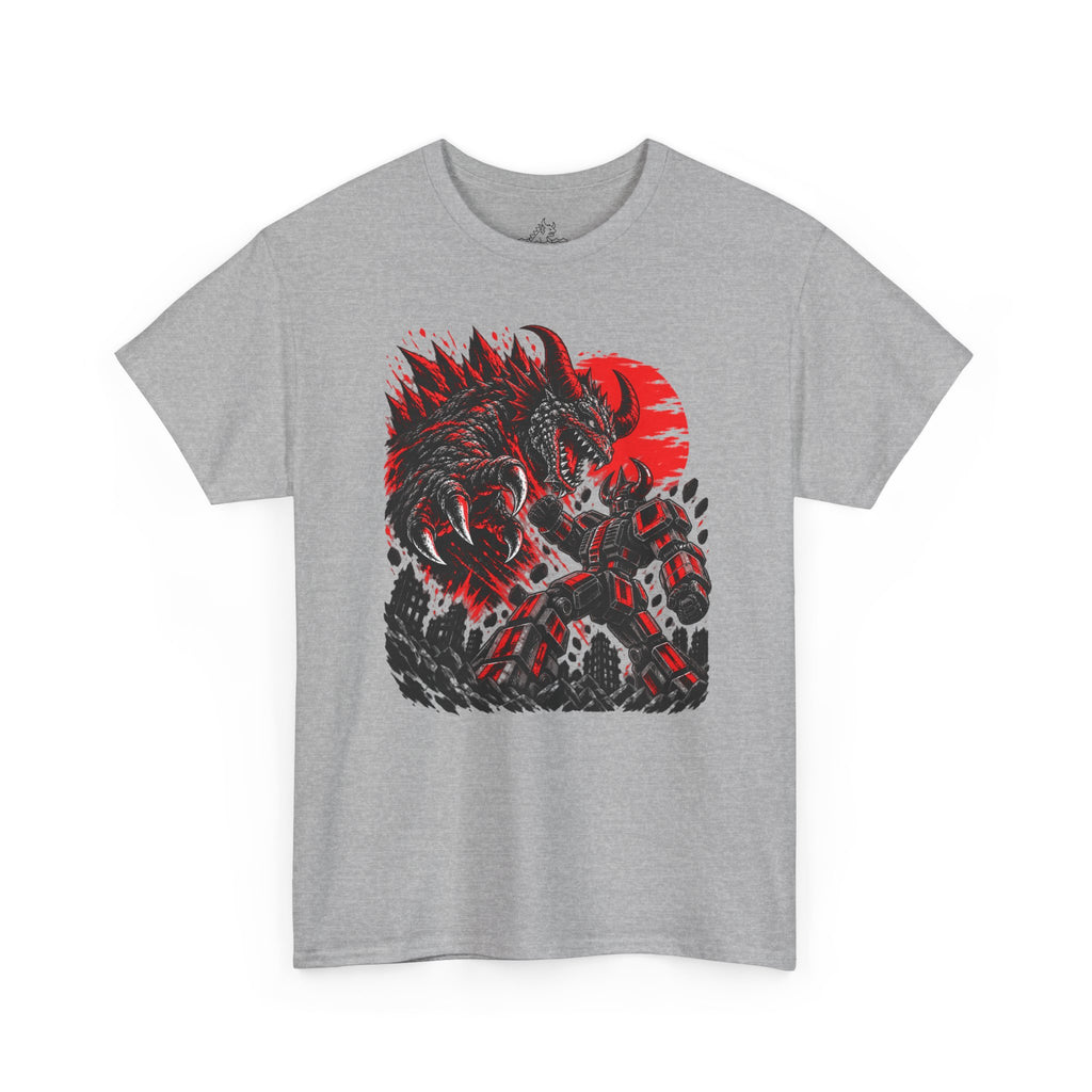 Kaiju Fighting Mecha T-Shirt
