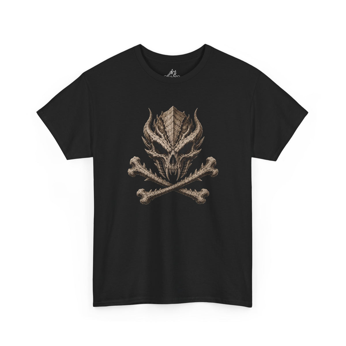 Kaiju Demon Skull and Crossbones T-Shirt
