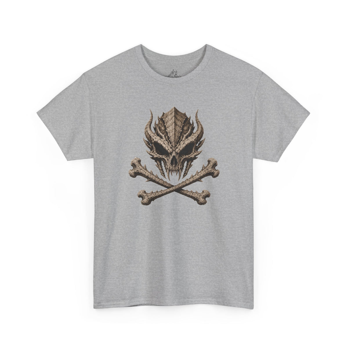 Kaiju Demon Skull and Crossbones T-Shirt