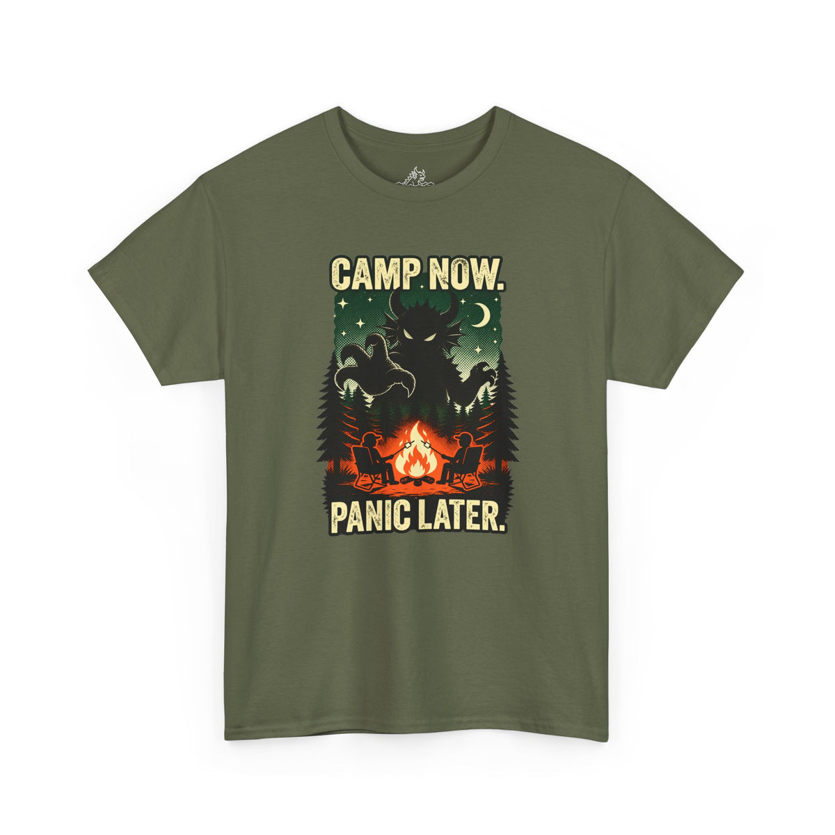Camp Now Panic Later T-Shirt