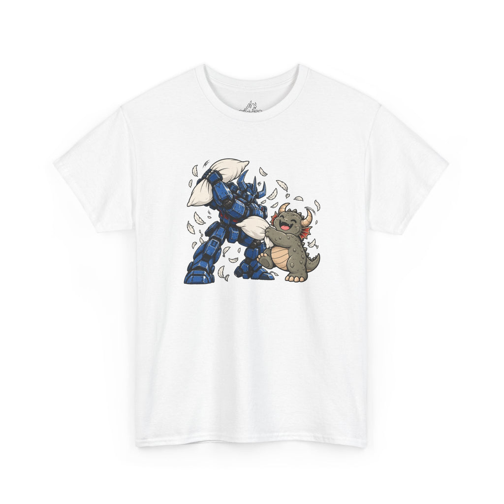 Mecha Vs. Kaiju Pillow Fight T-Shirt