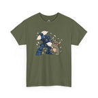 Mecha Vs. Kaiju Pillow Fight T-Shirt