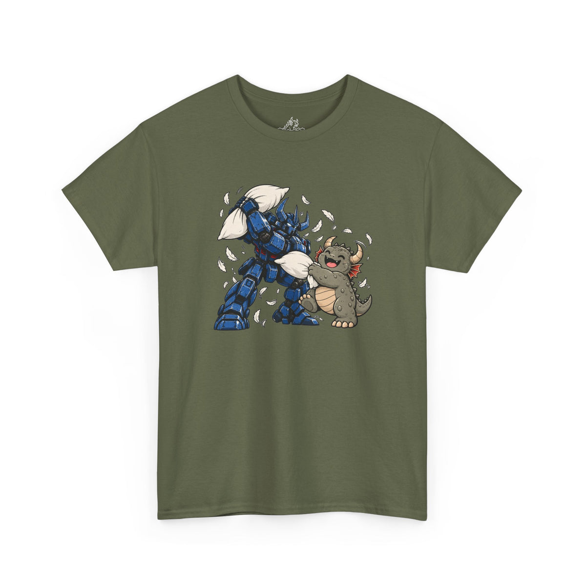 Mecha Vs. Kaiju Pillow Fight T-Shirt