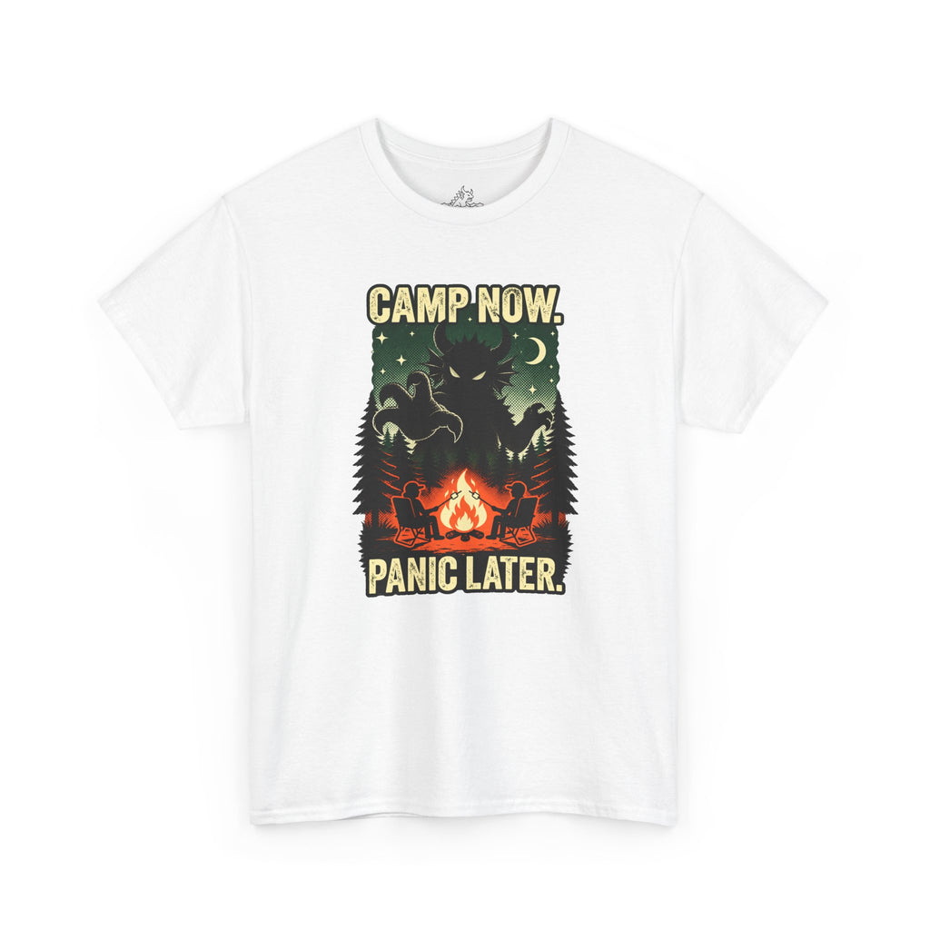 Camp Now Panic Later T-Shirt