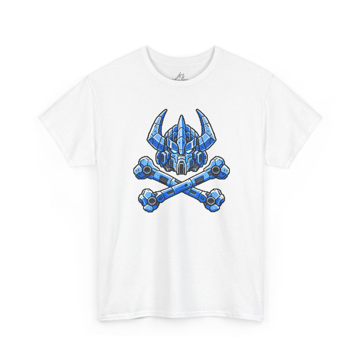 Ironkai Pixel Art Skull And Crossbones T-Shirt