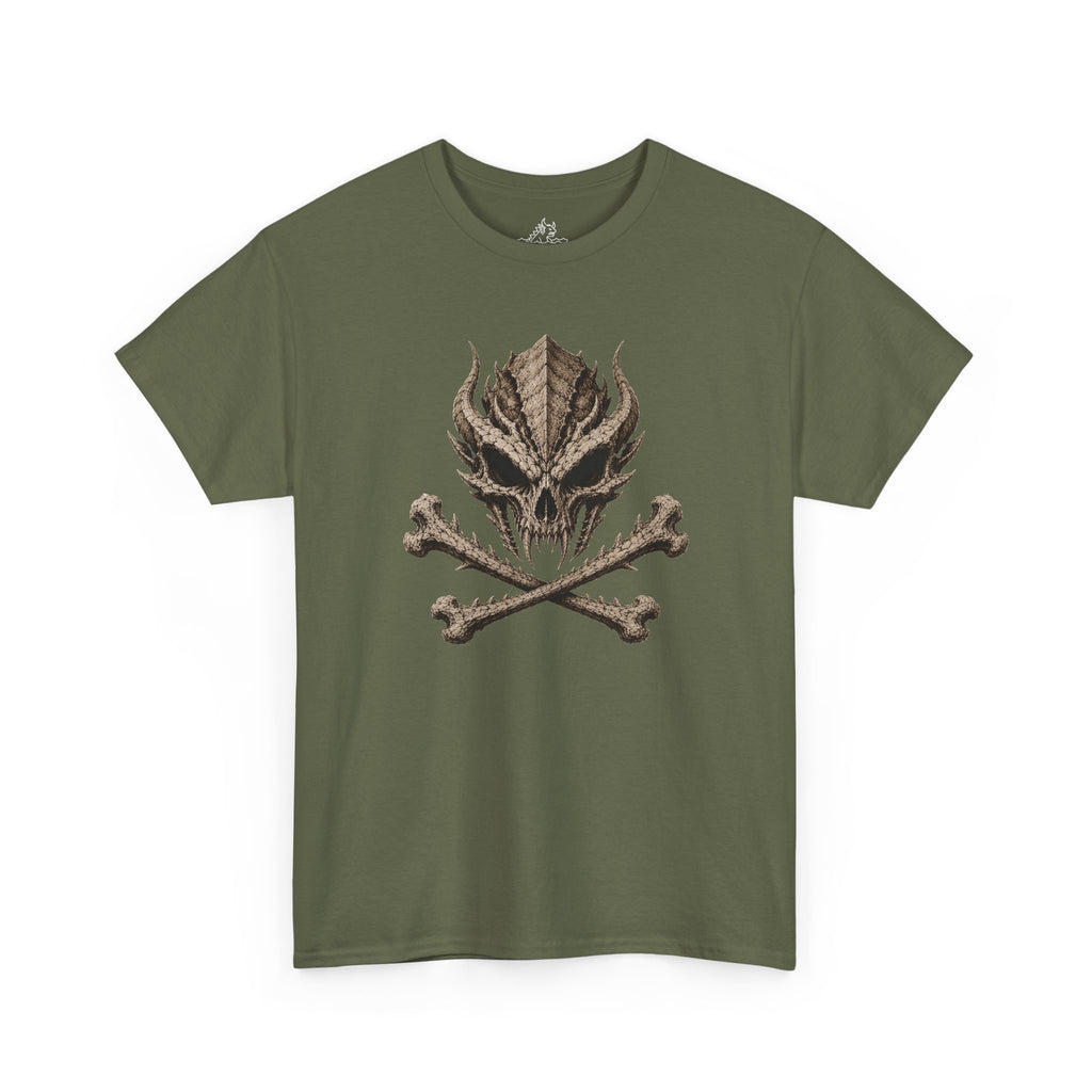 Kaiju Demon Skull and Crossbones T-Shirt