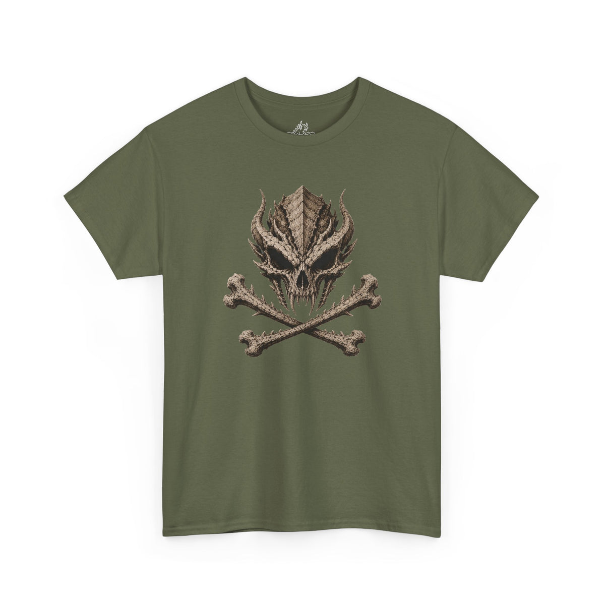 Kaiju Demon Skull and Crossbones T-Shirt
