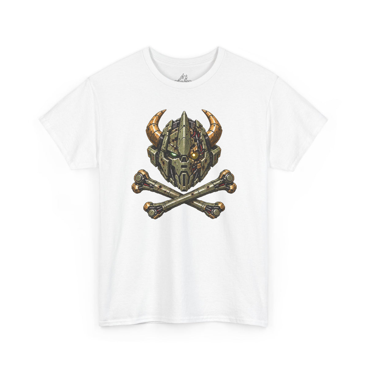 Gravemark Mecha Skull And Crossbones T-Shirt