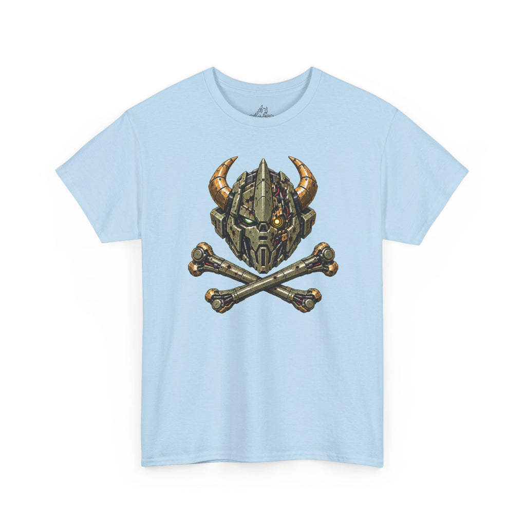 Gravemark Mecha Skull And Crossbones T-Shirt