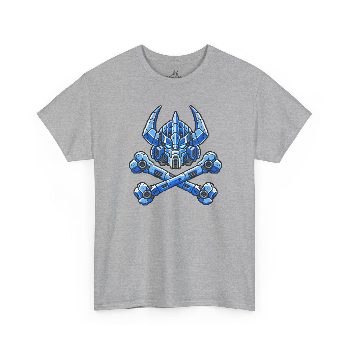 Ironkai Pixel Art Skull And Crossbones T-Shirt