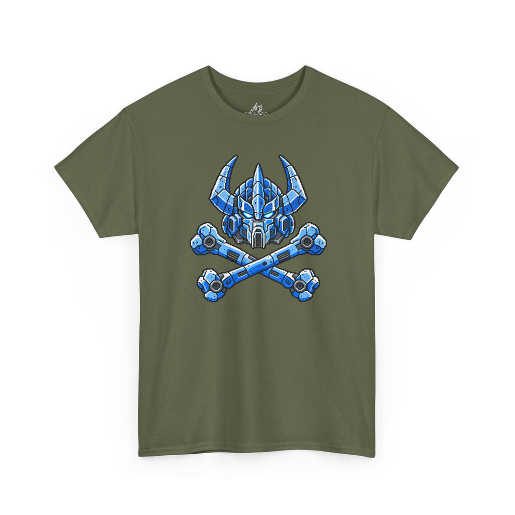 Ironkai Pixel Art Skull And Crossbones T-Shirt
