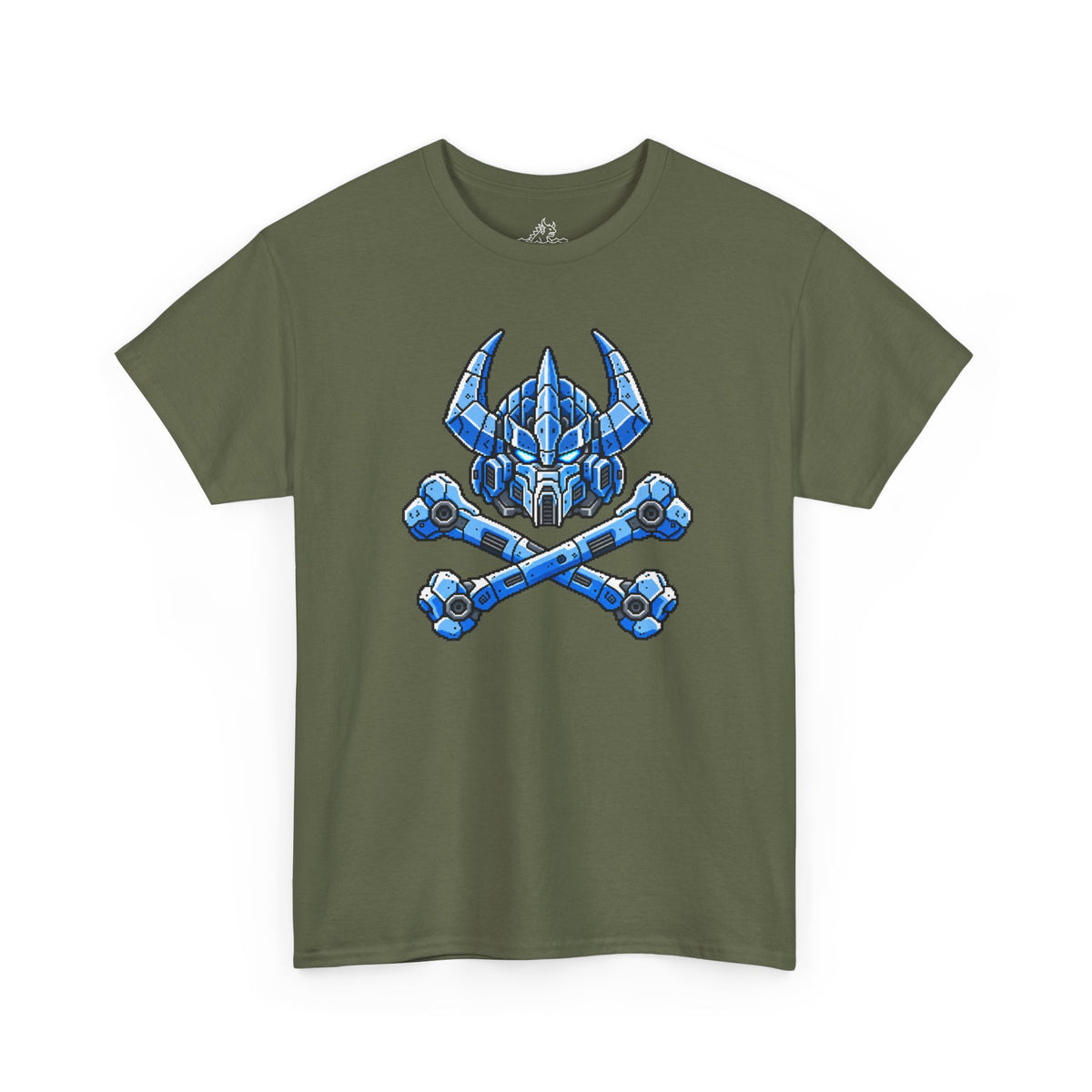 Ironkai Pixel Art Skull And Crossbones T-Shirt