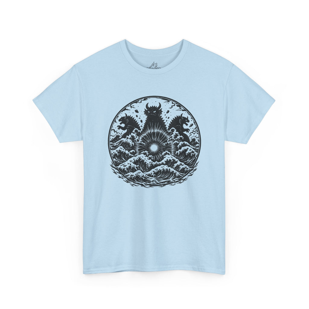 3 Kaiju In Waves T-Shirt
