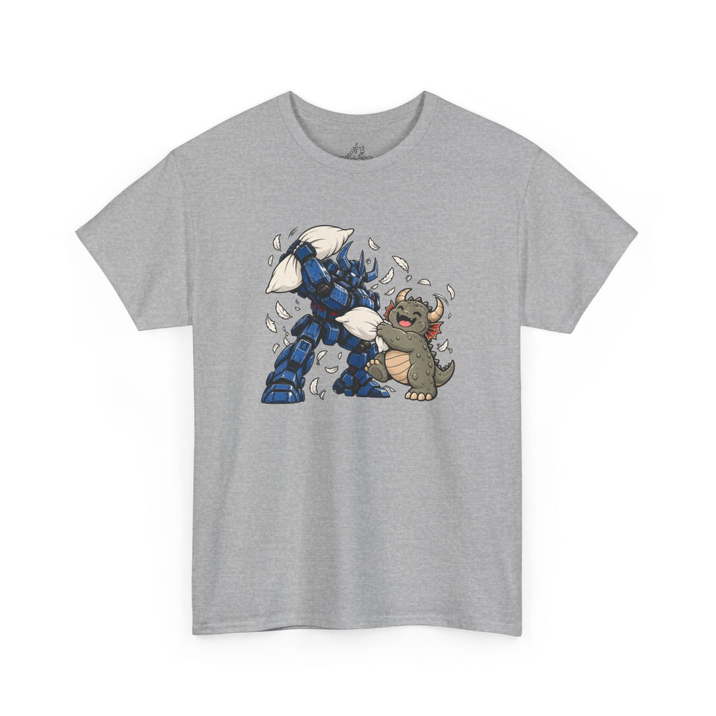 Mecha Vs. Kaiju Pillow Fight T-Shirt