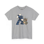 Mecha Vs. Kaiju Pillow Fight T-Shirt
