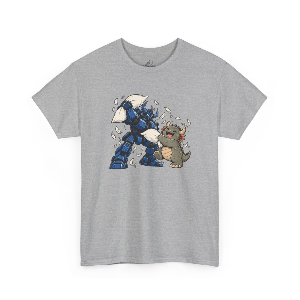 Mecha Vs. Kaiju Pillow Fight T-Shirt
