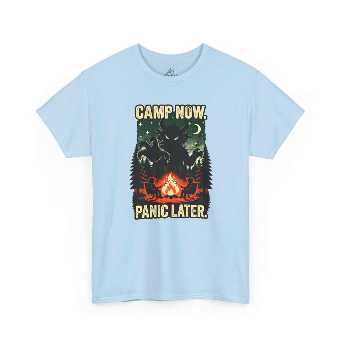 Camp Now Panic Later T-Shirt